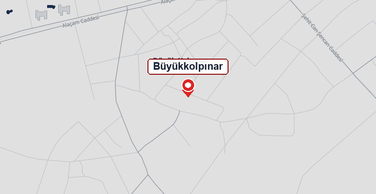 Büyükkolpınar mahallesi haritası