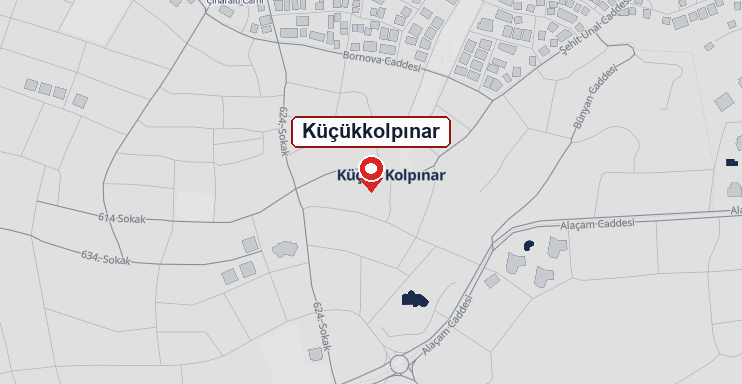 Küçükkolpınar mahallesi haritası